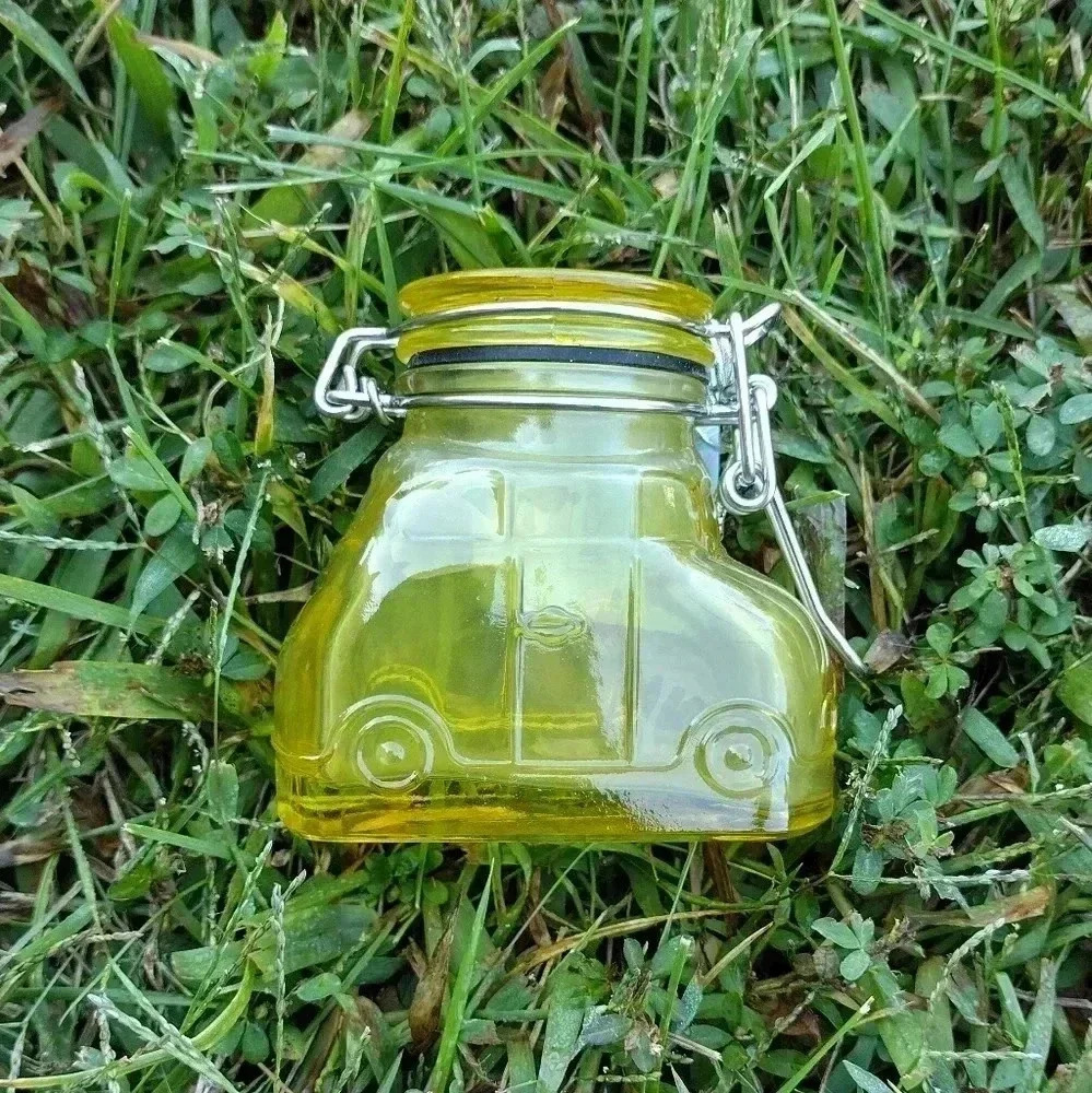 Cute Bug Car Storage Jar – Yellow Beetle 100mL Hideaway Container